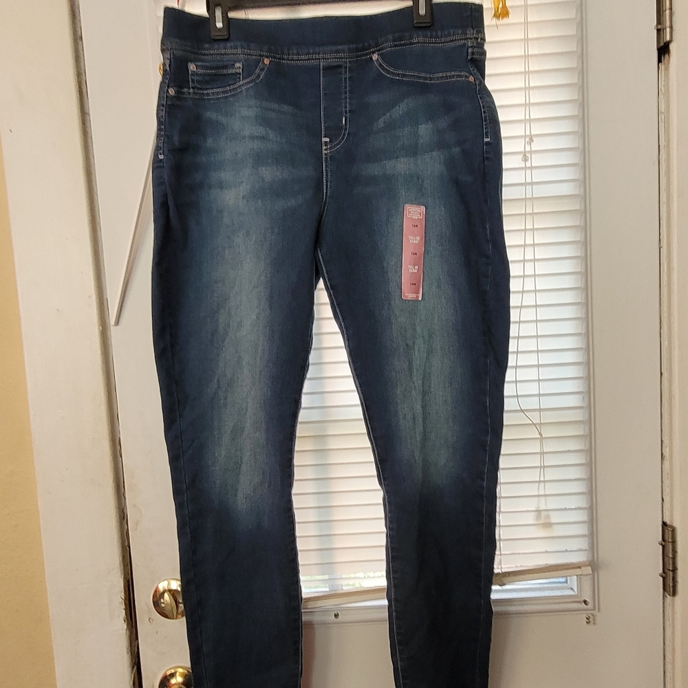 Levi Signature Pull-on Skinny Jeans 16